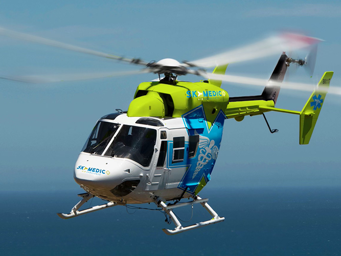 Helicopter BK117